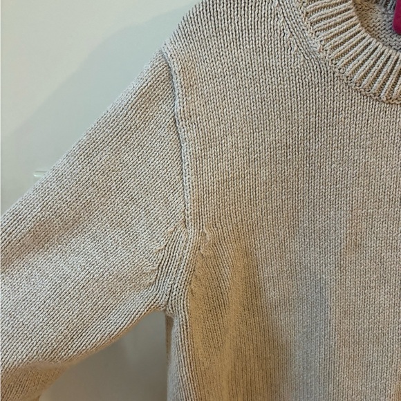 J. Crew beige scalloped sweater - Picture 4 of 5
